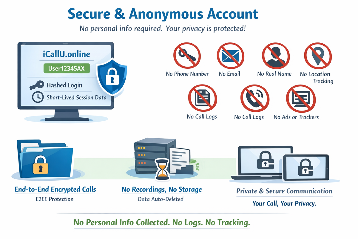 Do I have to create an account - and does it store any personal information?